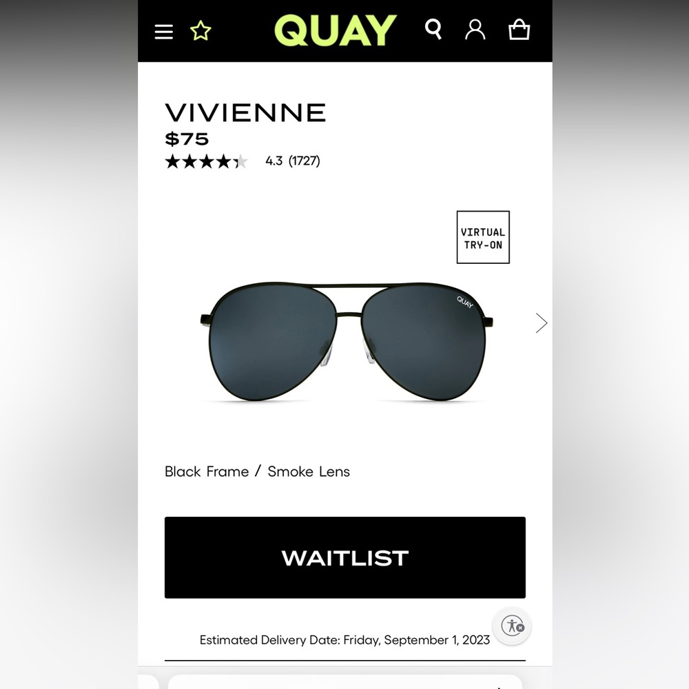QUAY Vivienne aviator